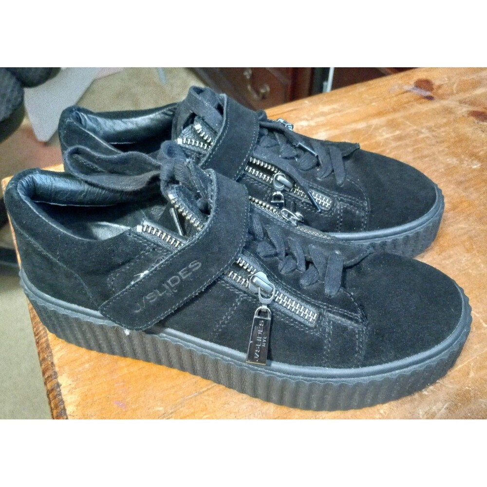 Women's Size 7.5 J/Slides NYC in Black